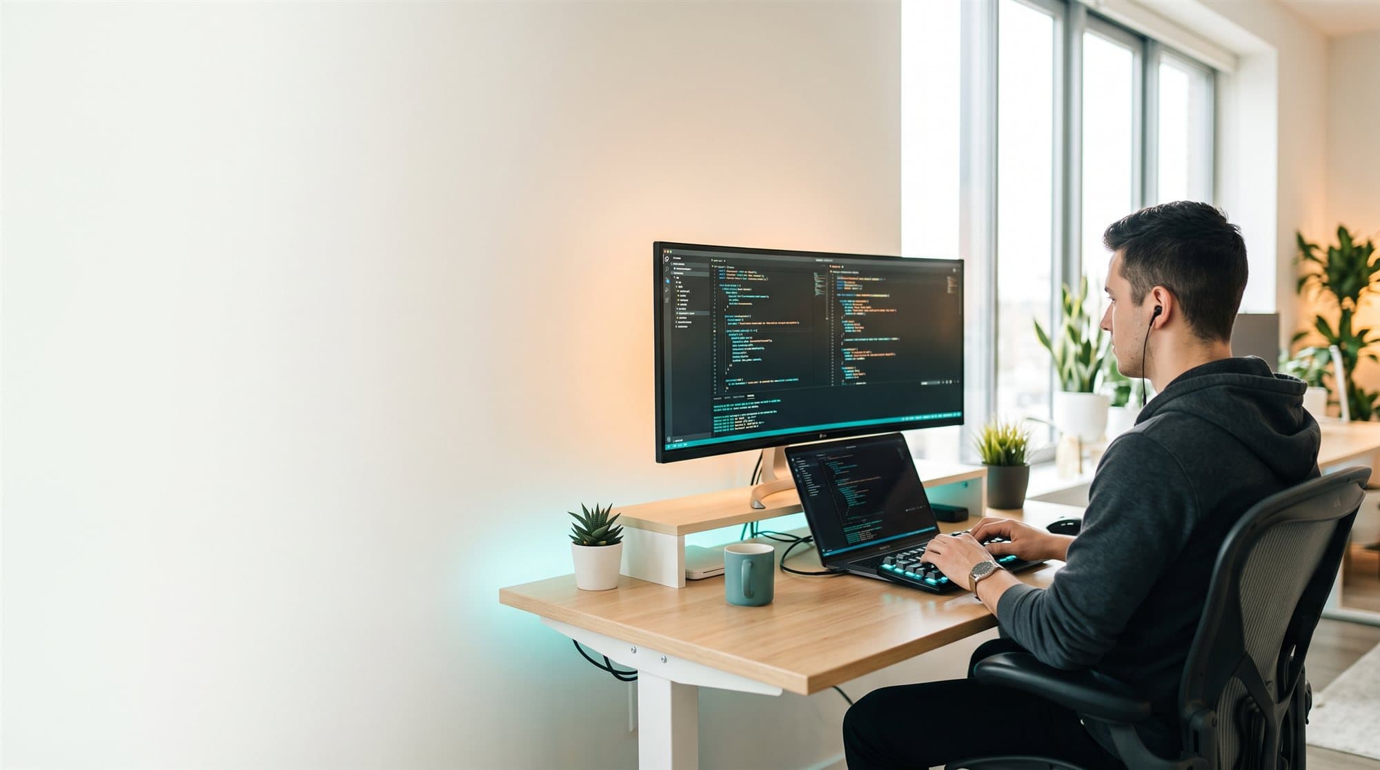 Разработчик Spinto (Спинто) работает над мобильным приложением